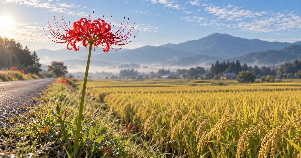 曼珠沙華の季節だね